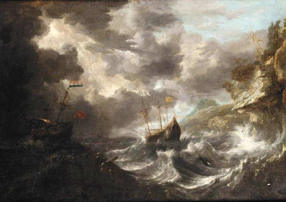 Spedizione inglese in mare mosso